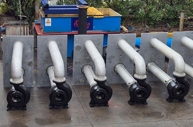 customised vertical column sump pumps